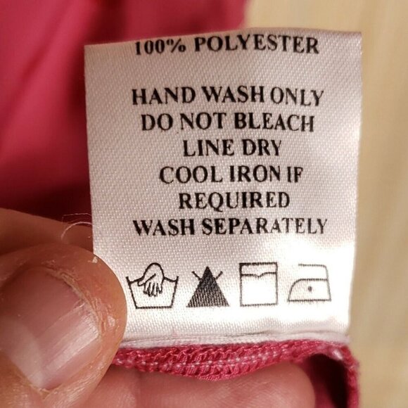 Acira Womens Lip Print Pink Short Sleeve Blouse Medium - Picture 6 of 6